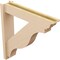 Ekena Millwork 5 1/2-in W x 26-in D x 26-in H Funston Trad Rough Cedar Woodgrain TimberThane Outlooker, Primed Tan OUTUR055X26X26FST04RCPR - alternate 5